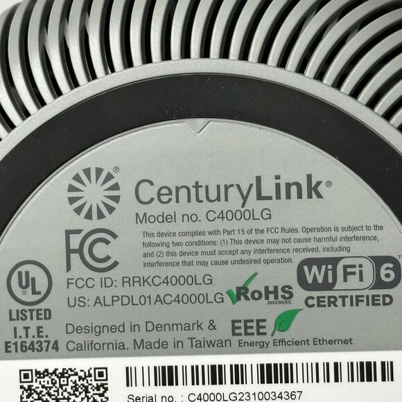 Centurylink C4000LG  Wi-Fi 6 Router - Picture 7 of 10